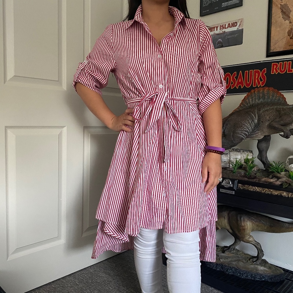 NWOT button down high/lowdress